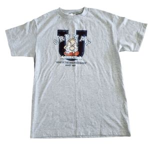Disneyland University Grumpy Gray Tshirt Medium